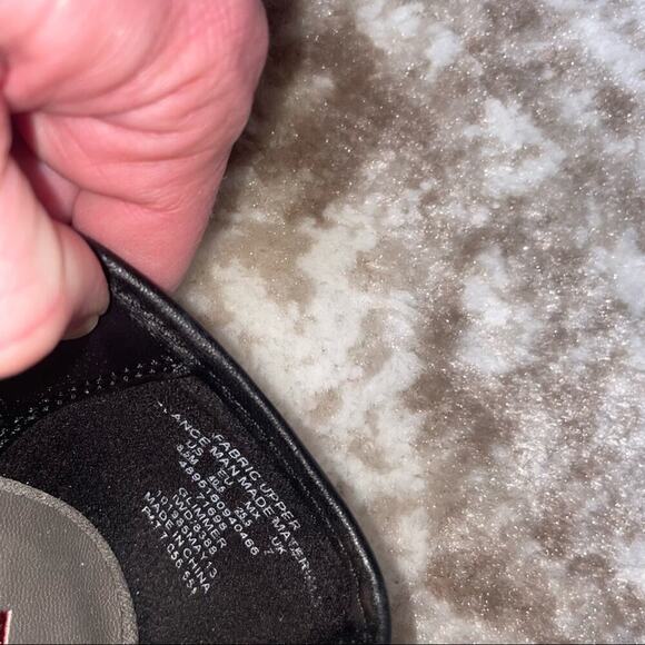 Bongo Brand ballet flats gray & black bow toe detailing SZ 8.5 holiday NYE - Picture 8 of 8